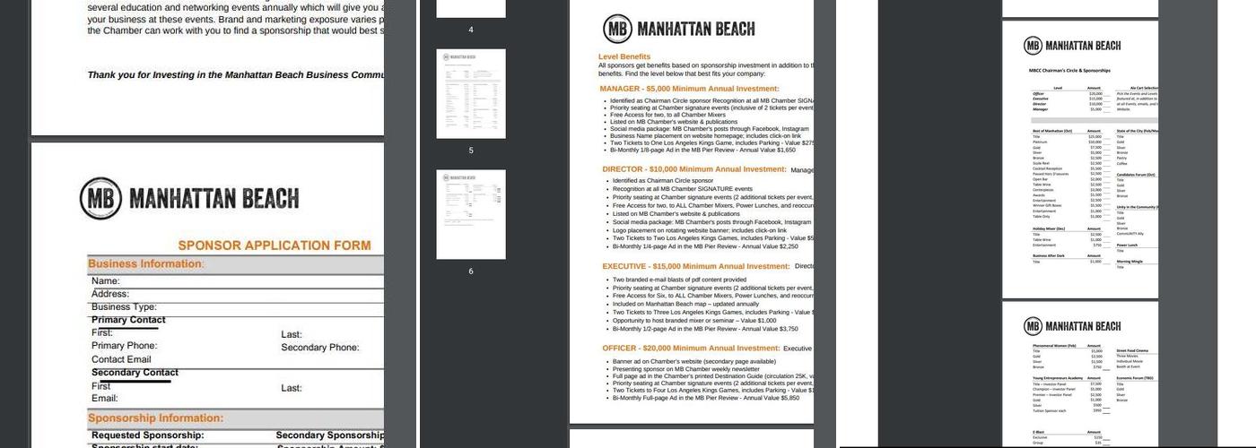 Bite at the Beach Menu