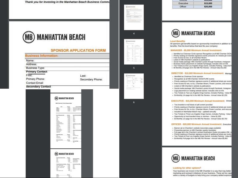 Bite at the Beach Menu