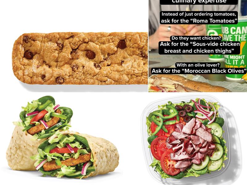 Subway Menu