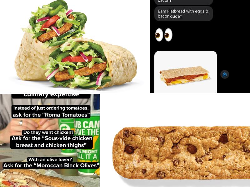 Subway Menu