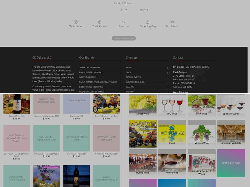 Torrey Ridge Winery Menu