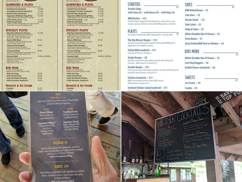 Big Wesser Menu