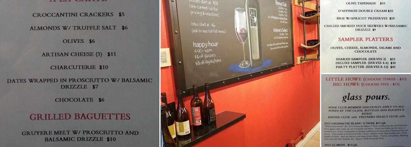 Robert Ramsay Cellars (Queen Anne) Menu