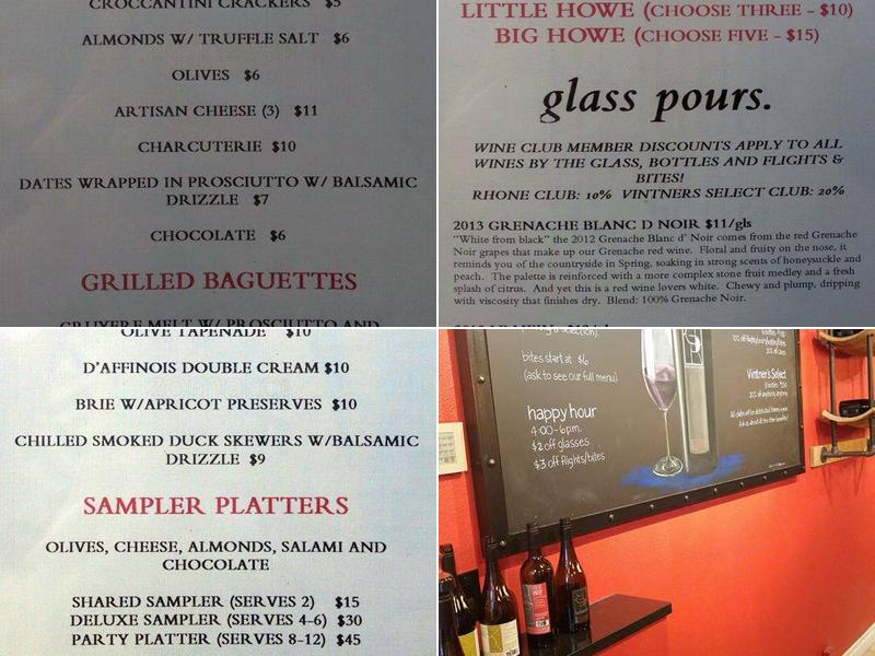 Robert Ramsay Cellars (Queen Anne) Menu