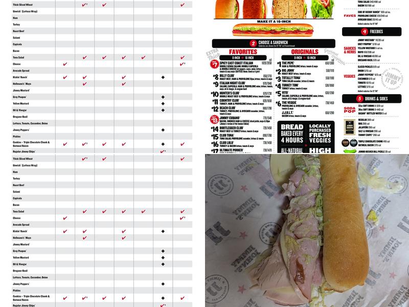 Jimmy John's Menu