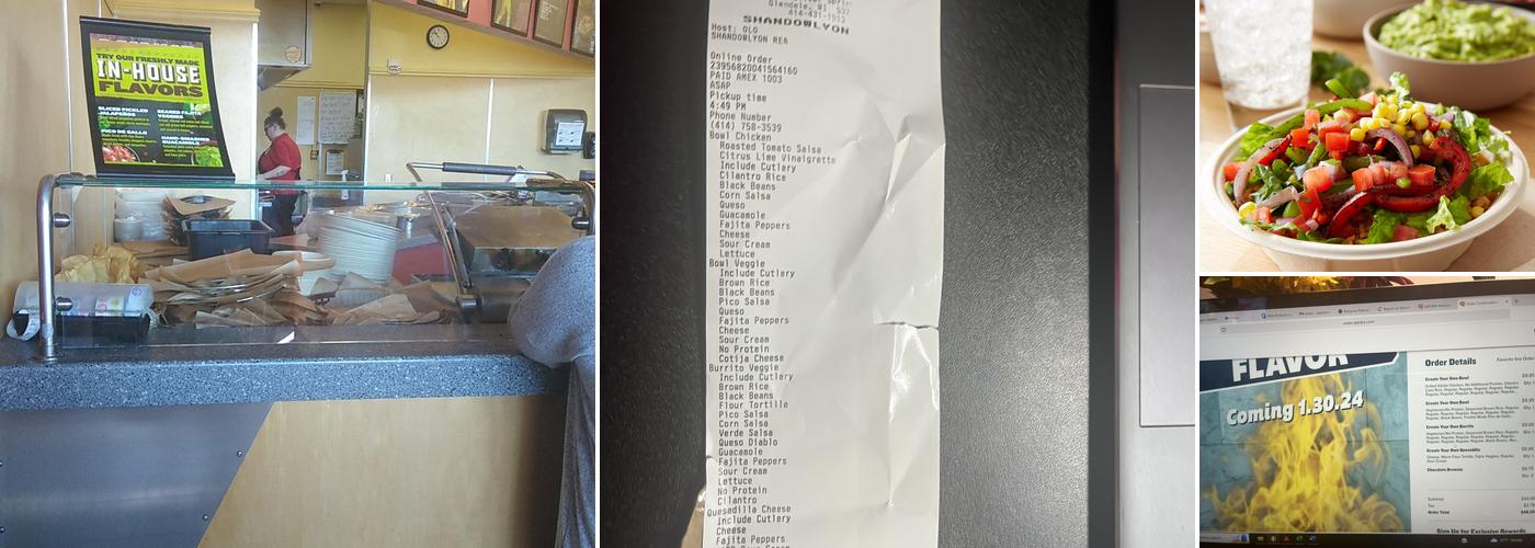 QDOBA Mexican Eats Menu