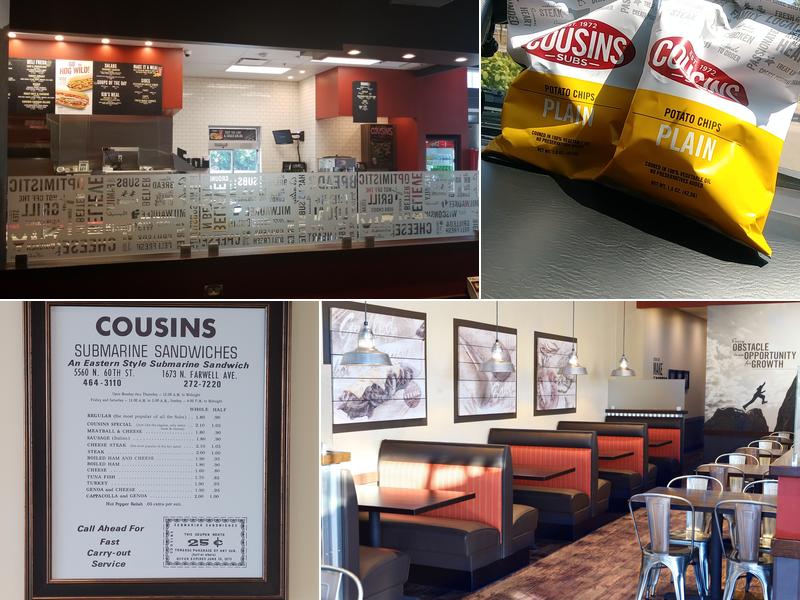 Cousins Subs Menu