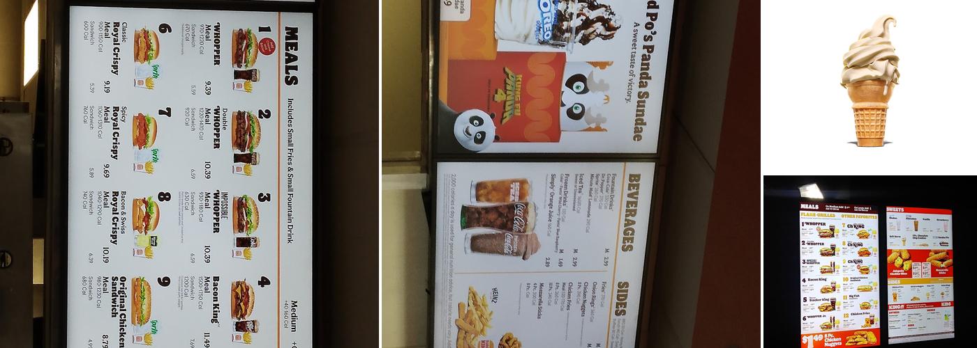 Burger King Menu