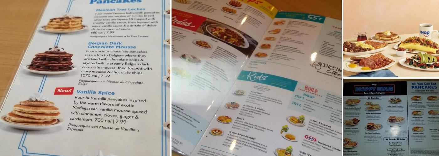 IHOP Menu
