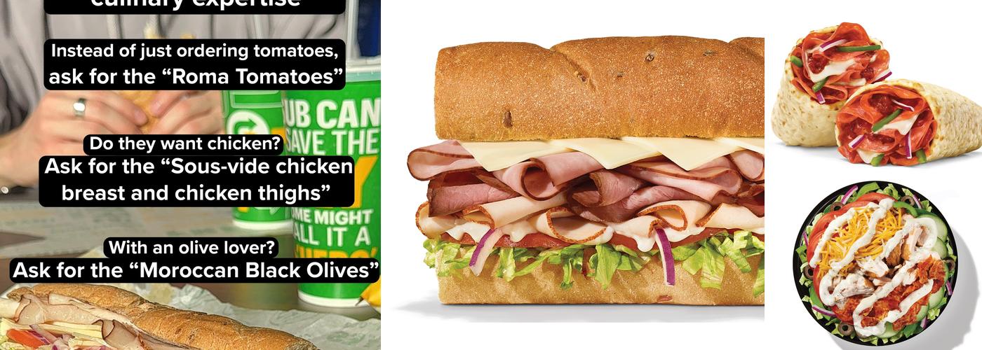 Subway Menu