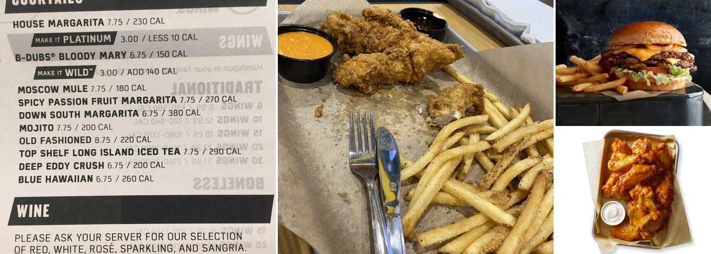 Buffalo Wild Wings Menu