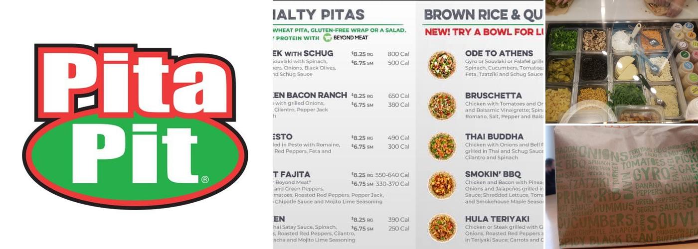 Pita Pit Menu