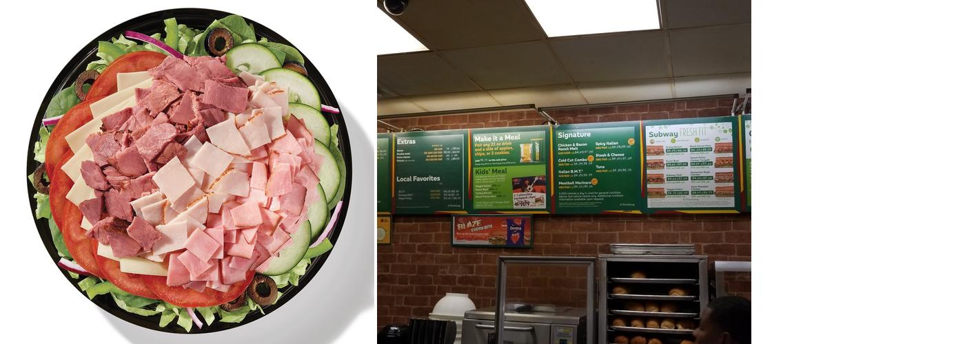 Subway Menu