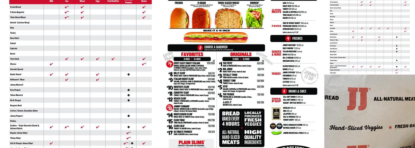 Jimmy John's Menu