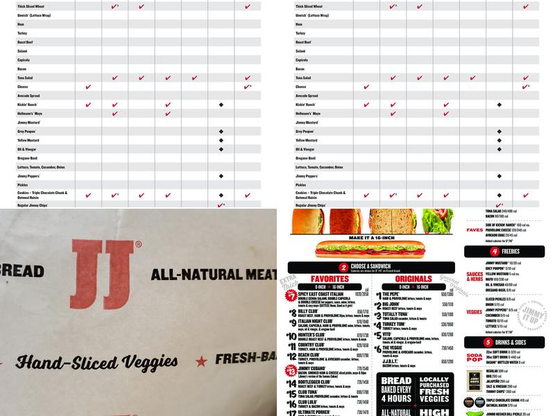 Jimmy John's Menu