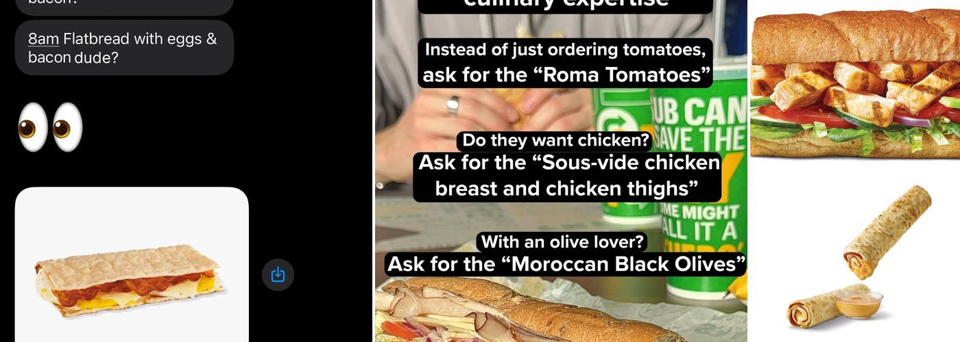 Subway Menu