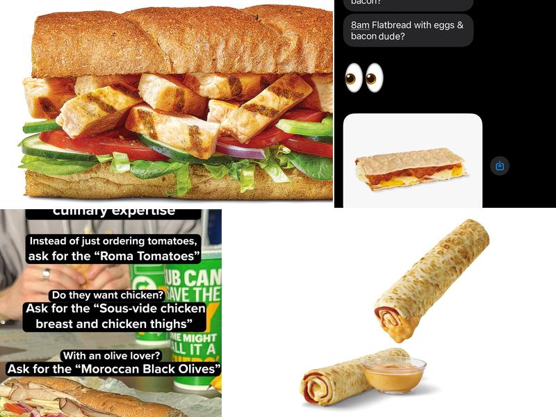 Subway Menu