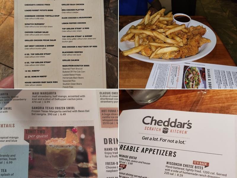 Cheddar's Scratch Kitchen Menu
