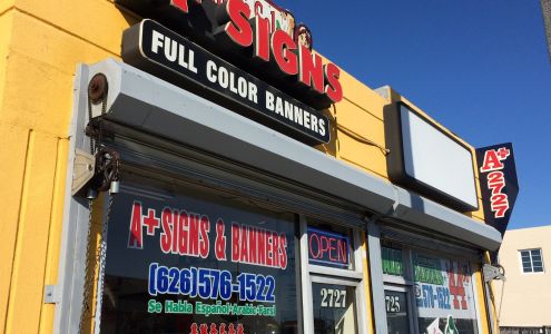 A Plus Signs & Banners