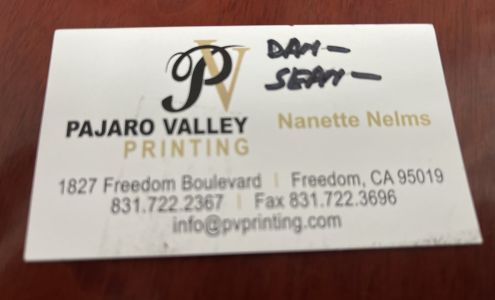 Pajaro Valley Printing