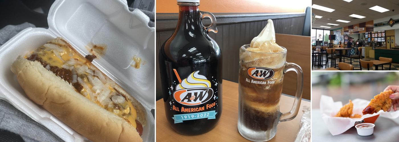 A&W Restaurant Menu