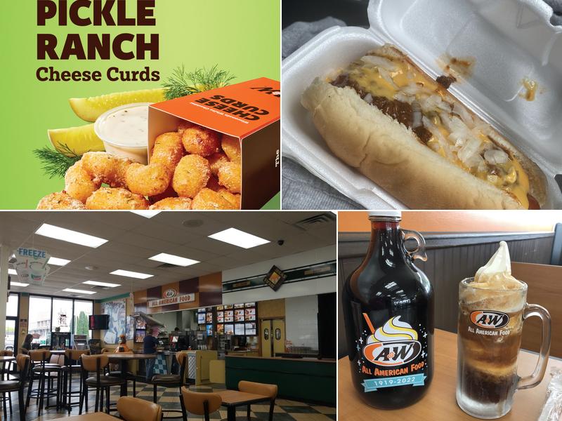 A&W Restaurant Menu