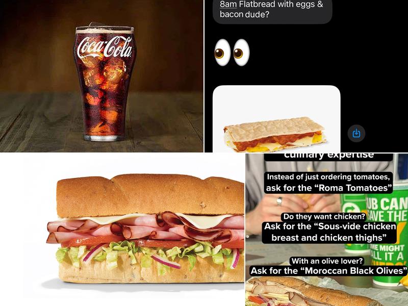 Subway Menu