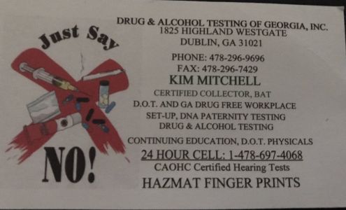 Drug And Alcohol Testing Of Georgia
