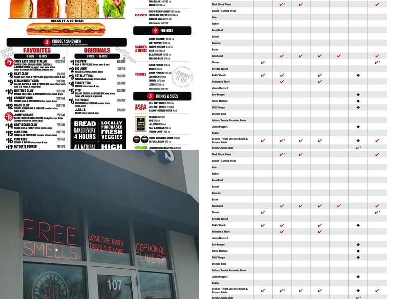 Jimmy John's Menu