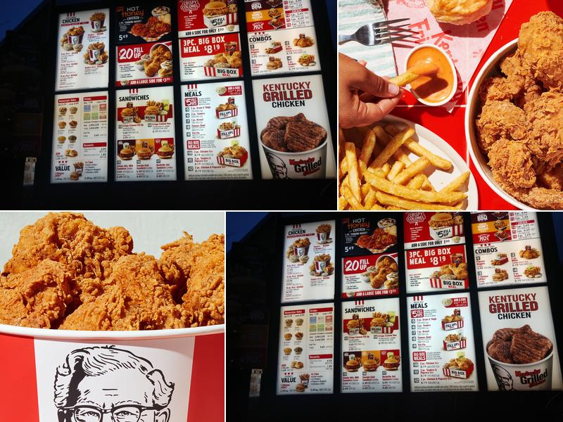 KFC Menu