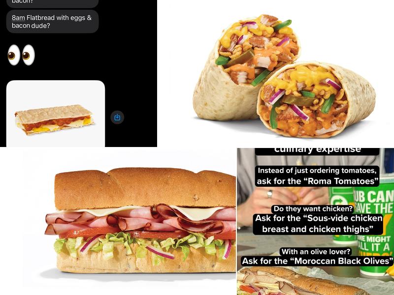Subway Menu
