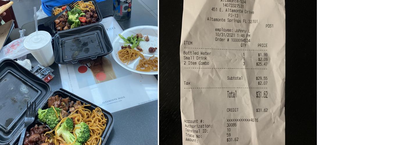 Pei Wei Asian Express Menu