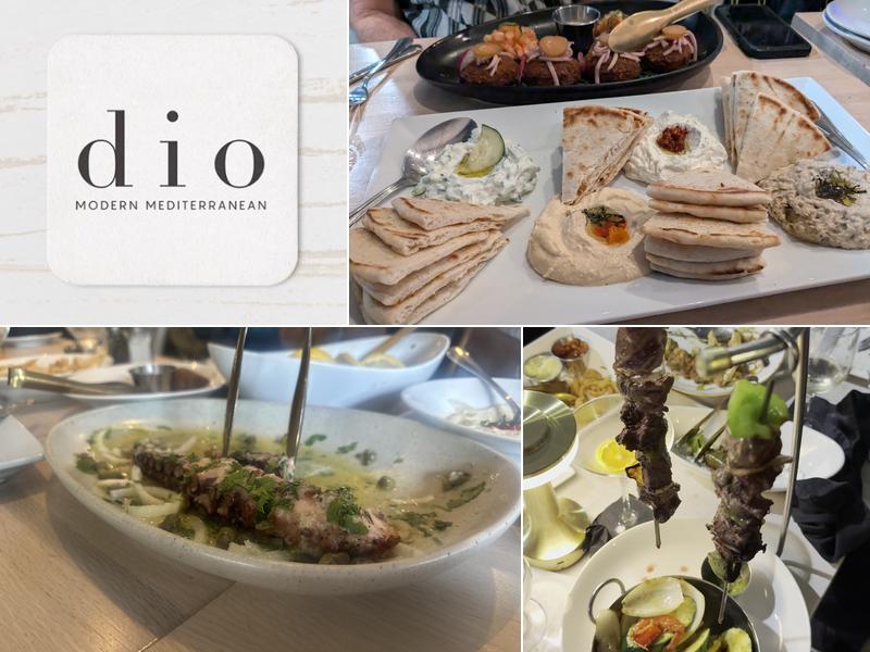 Dio Modern Mediterranean Menu