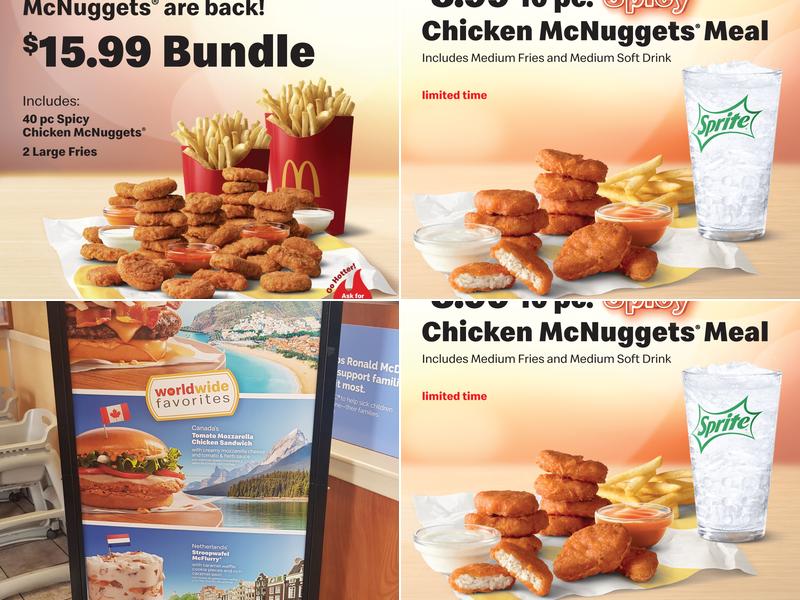 McDonald's Menu