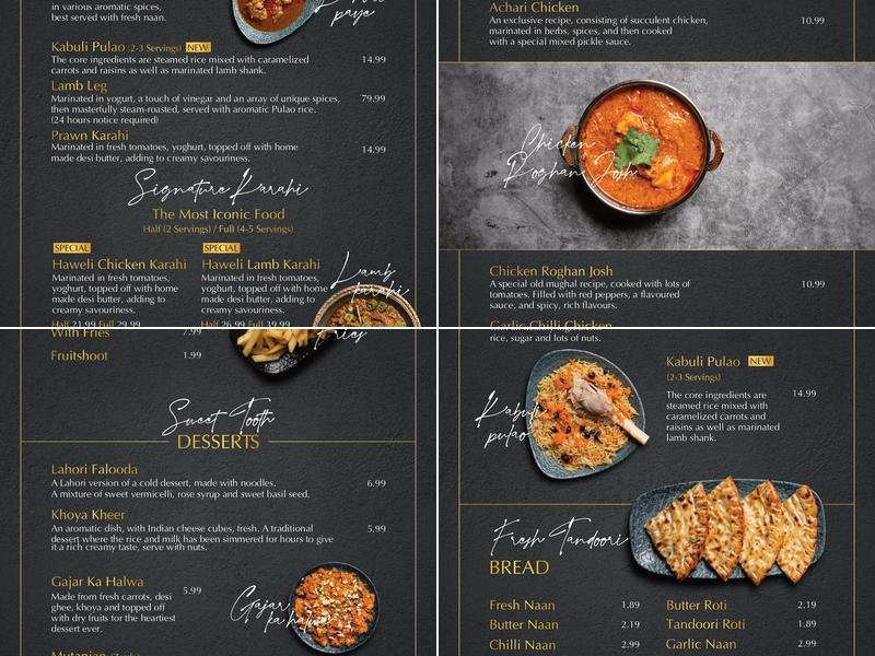 Haweli Restaurant ® Southall Menu