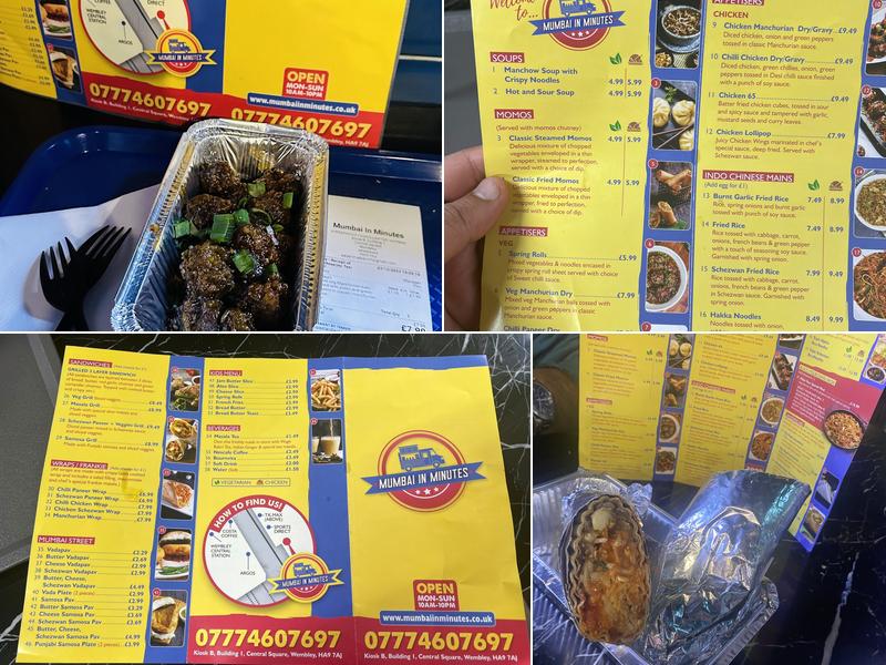 Mumbai In Minutes Menu