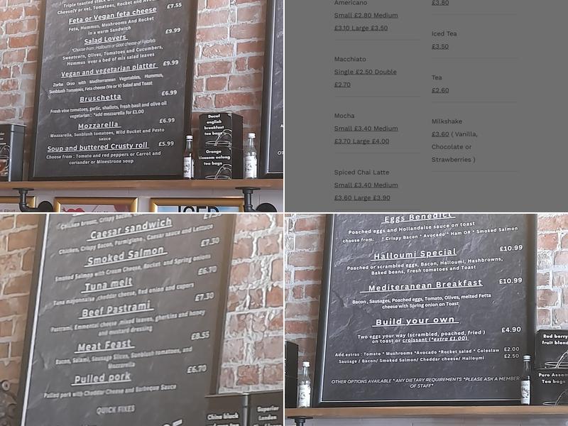 caféto Menu