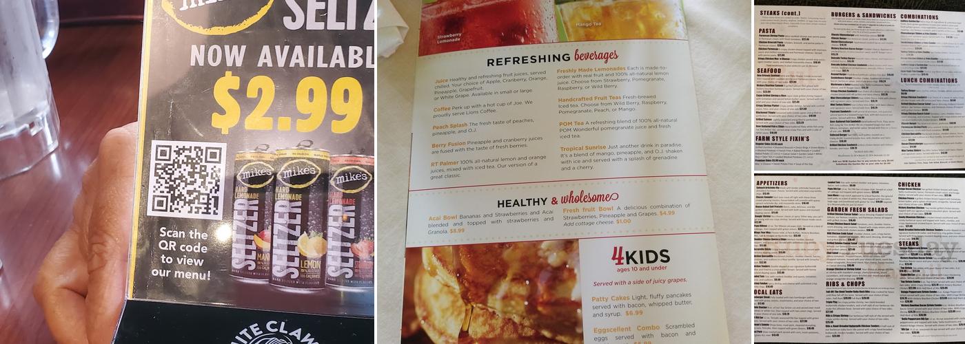Ruby Tuesday Menu