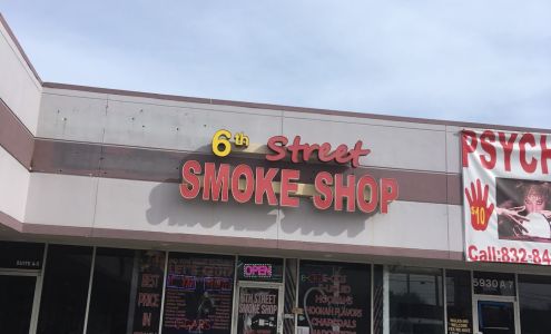 6th Street Smoke Shop, Vape Shop, CBD, Kratom, Delta 8 THC, & Hookahs! Hwy 6 & W Little York Rd By Pineapple Xpress