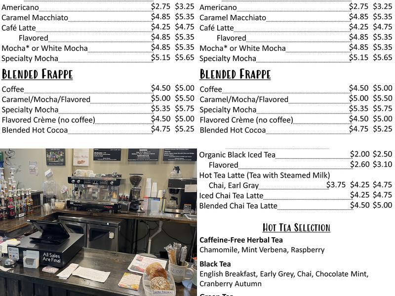 Second Look Menu