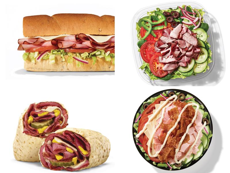 Subway Menu