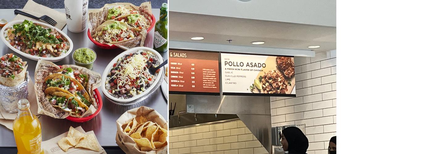 Chipotle Mexican Grill Menu