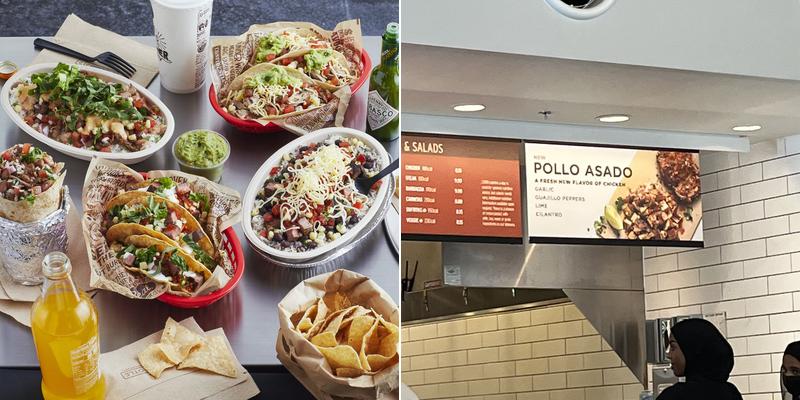 Chipotle Mexican Grill Menu