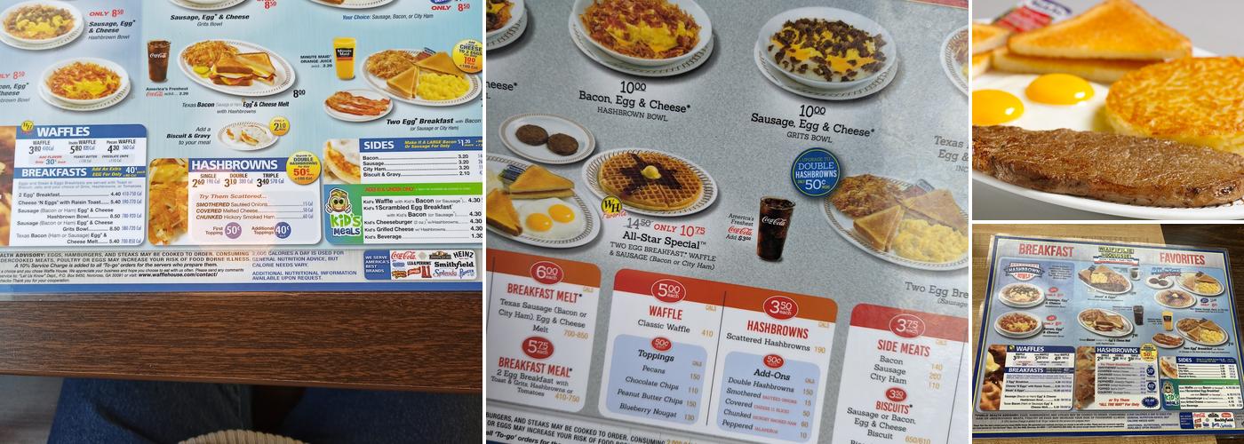 Waffle House Menu