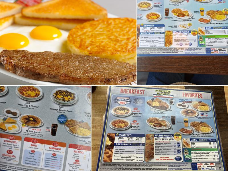 Waffle House Menu
