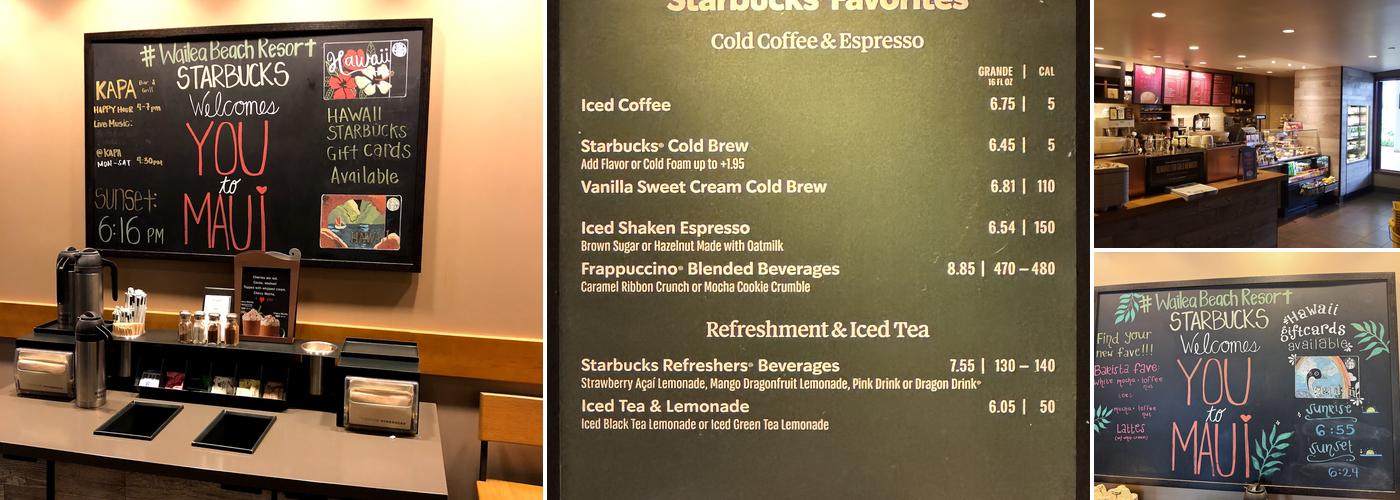 Starbucks Menu