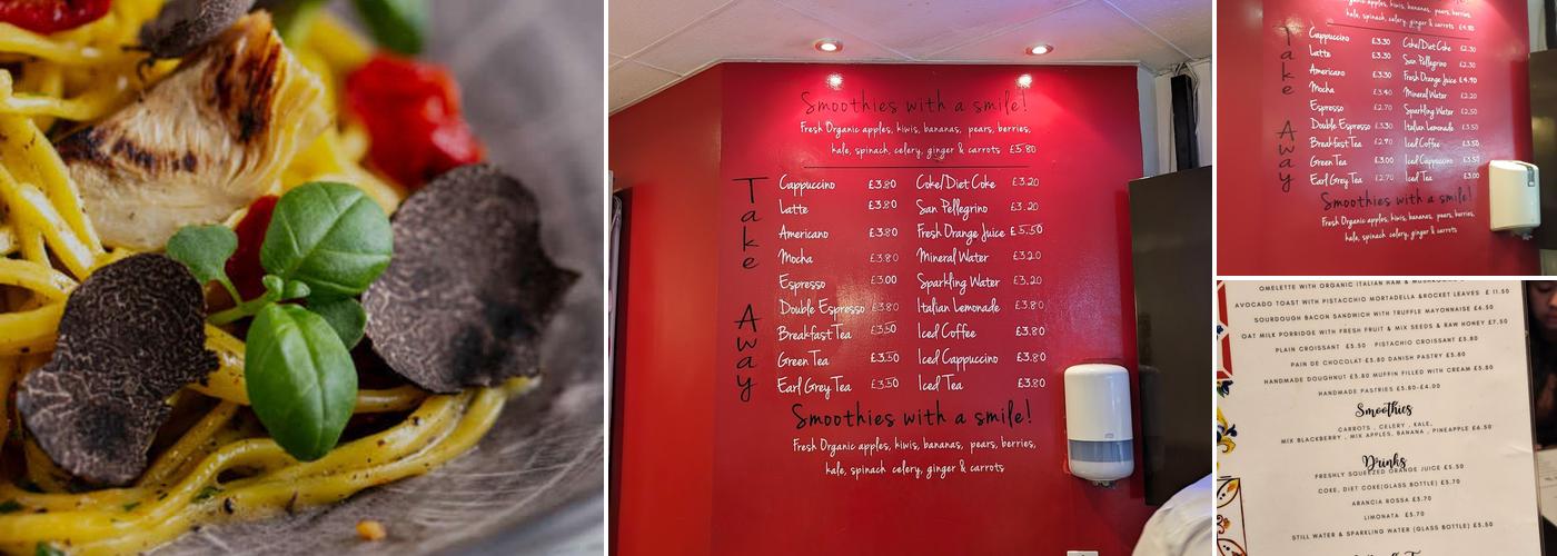 St. James Caffé Menu