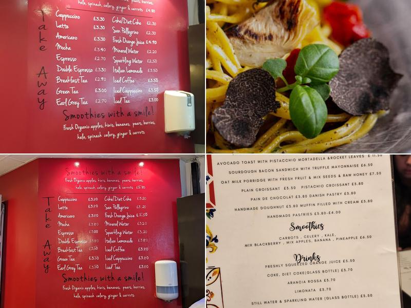 St. James Caffé Menu