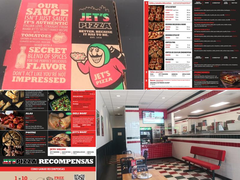 Jet's Pizza Menu