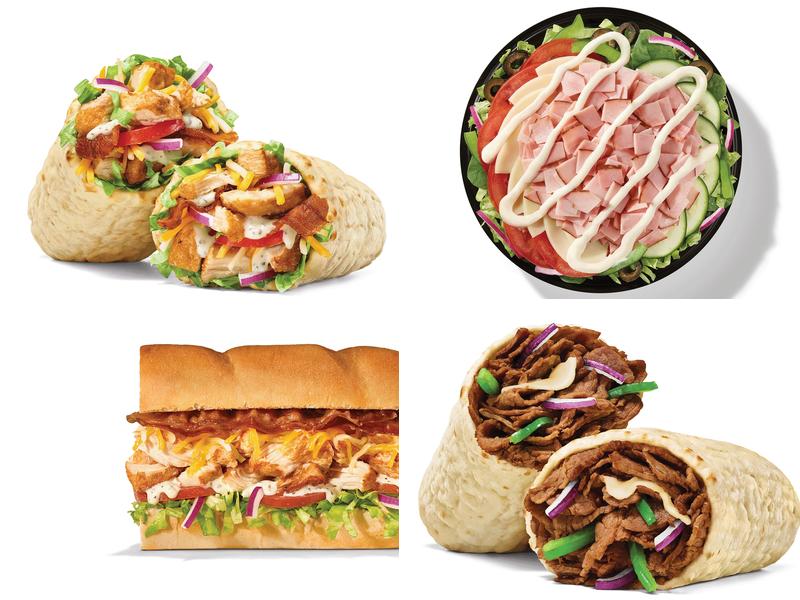 Subway Menu